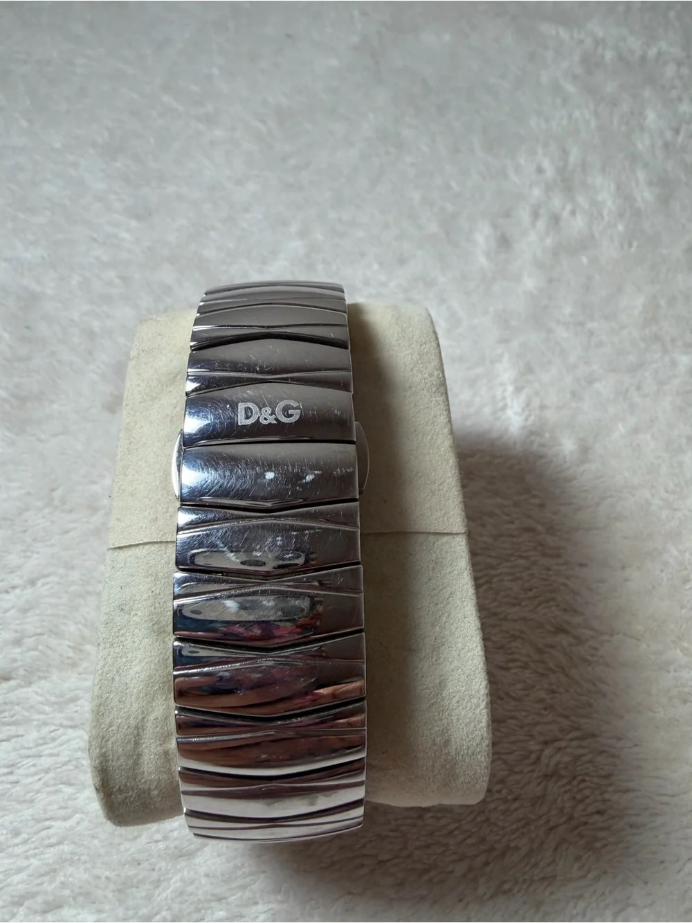 D&G Silver Tone Men's Stainless Steel Watch with Subdials **new battery**